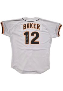 1993 Dusty Baker San Francisco Giants Managers-Worn & Autographed Jersey