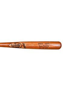 1993 Eddie Murray NY Mets Game-Used & Signed Bat