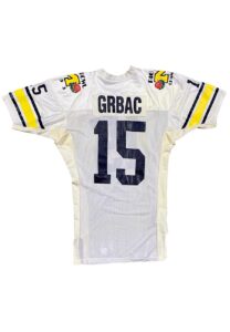 1993 Elvis Grbac Michigan Wolverines Game-Used Rose Bowl Jersey