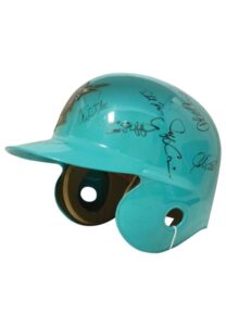 1993 Florida Marlins Game-Used & Team-Signed Batting Helmet