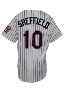 1993 Gary Sheffield San Diego Padres Game-Used & Autographed Home Jersey