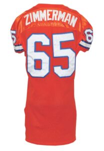 1993 Gary Zimmerman Denver Broncos Game-Used Home Jersey