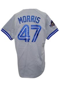 1993 Jack Morris Toronto Blue Jays World Series Game-Used & Autographed Road Jersey