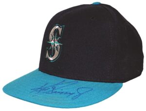 1993 Ken Griffey Jr. Seattle Mariners Game-Used and Autographed Cap