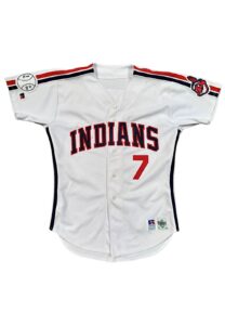 1993 Kenny Lofton Cleveland Indians Game-Used Jersey