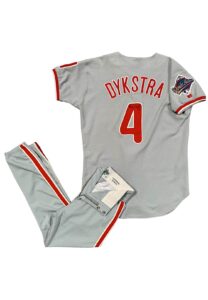 1993 Lenny Dykstra Philadelphia Phillies World Series Game-Used & Autographed Uniform