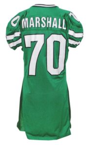 1993 Leonard Marshall NY Jets Game-Used Home Jersey