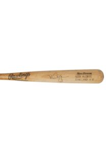 1993 Mark McGwire Oakland A’s Game-Used & Autographed Bat