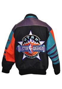 1993 NBA All-Star Game Player Jacket Autographed By Ahmad Rashad