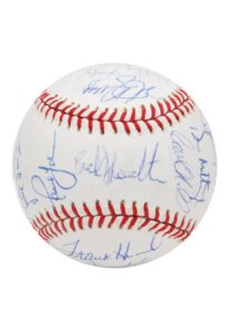 1993 New York Yankees Team Signed Baseball