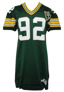 1993 Reggie White Green Bay Packers Game-Used Home Jersey (Outstanding Wear W Multiple Repairs)