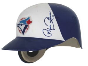 1993 Roberto Alomar Toronto Blue Jays Game-Used & Autographed Batting Helmet