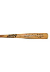 1993 Ryne Sandberg Chicago Cubs Game-Used & Autographed Bat