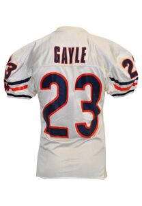 1993 Shaun Gayle Chicago Bears Game-Used Road Jersey