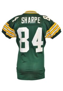 1993 Sterling Sharpe Green Bay Packers Game-Used Home Jersey