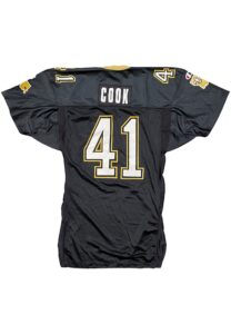 1993 Toi Cook New Orleans Saints Game-Used Jersey