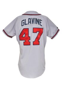 1993 Tom Glavine Atlanta Braves Game-Used Road Jersey