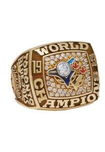 1993 Toronto Blue Jays World Series Championship Ring