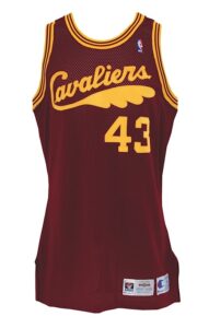 1994-1995 Brad Daugherty Cleveland Cavaliers Game-Used Turn-Back-The-Clock Jersey