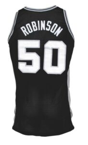 1994-1995 David Robinson San Antonio Spurs Game-Used Road Uniform