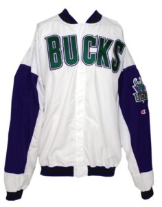 1994-1995 Glenn Robinson Rookie Milwaukee Bucks Worn Home Warm-Up Jacket & Pants