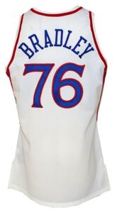 1994-1995 Shawn Bradley Philadelphia 76ers Game-Used Home Jersey