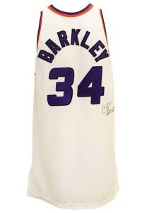 1994-95 Charles Barkley Phoenix Suns Game-Used & Autographed Home Jersey