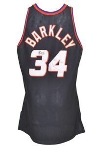 1994-95 Charles Barkley Phoenix Suns Game-Used & Autographed Road Jersey