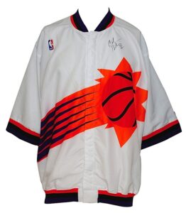 1994-95 Charles Barkley Phoenix Suns Worn & Autographed Warm-Up Jacket