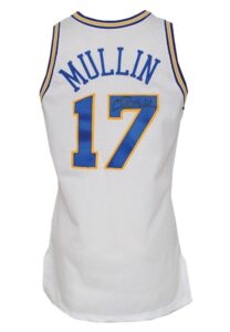 1994-95 Chris Mullin Golden State Warriors Game-Used & Autographed Home Jersey