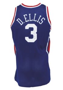 1994-95 Dale Ellis Denver Nuggets Game-Used & Autographed Road Uniform (2) (JSA) (Ellis LOA)