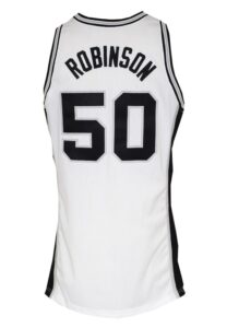 1994-95 David Robinson San Antonio Spurs Game-Used Home Jersey