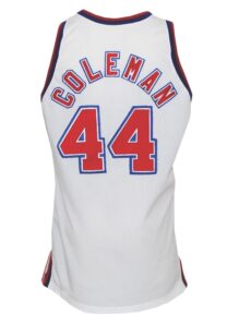 1994-95 Derrick Coleman NJ Nets Game-Used Home Jersey