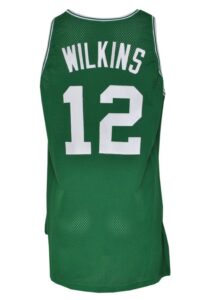 1994-95 Dominique Wilkins Boston Celtics Game-Used & Autographed Road Jersey