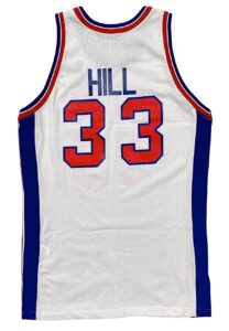 1994-95 Grant Hill Detroit Pistons Rookie Game-Used Jersey