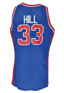 1994-95 Grant Hill Rookie Detroit Pistons Game-Used Road Jersey (ROY Season)