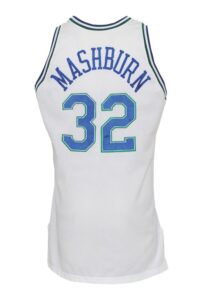 1994-95 Jamal Mashburn Dallas Mavericks Game-Used Home Jersey 