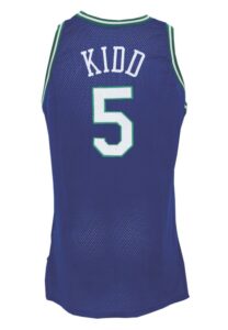 1994-95 Jason Kidd Rookie Dallas Mavericks Game-Used Road Jersey