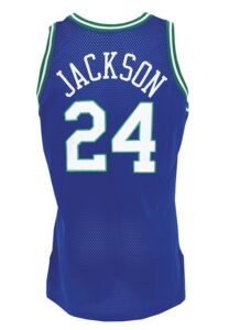 1994-95 Jim Jackson Dallas Mavericks Game-Used Road Jersey