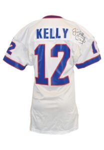 1994-95 Jim Kelly Buffalo Bills Game-Used & Autographed Road Jersey