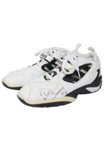 1994-95 Joe Dumars Detroit Pistons Game-Used & Twice-Autographed Sneakers