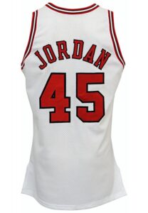 1994-95 Michael Jordan Chicago Bulls Game-Used Home Jersey