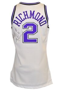 1994-95 Mitch Richmond Sacramento Kings Game-Used & Autographed Home Jersey