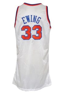 1994-95 Patrick Ewing New York Knicks Game-Used & Autographed Home Jersey & 1992-93 Patrick Ewing New York Knicks Game-Used Road Jersey