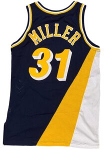 1994-95 Reggie Miller Indiana Pacers Game-Used Jersey