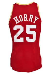 1994-95 Robert Horry Houston Rockets Game-Used Road Jersey