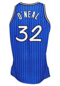 1994-95 Shaquille O’Neal Orlando Magic Game-Used Alternate Uniform (2)(Scoring Title Season)