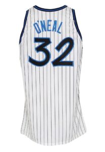 1994-95 Shaquille O’Neal Orlando Magic Game-Used & Autographed Home Jersey