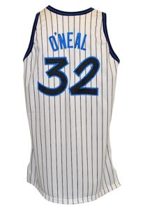 1994-95 Shaquille O’Neal Orlando Magic Game-Used Home Jersey