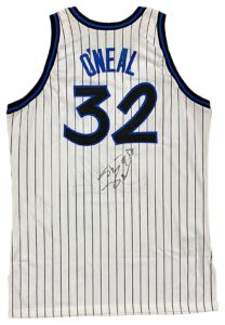 1994-95 Shaquille O’Neal Orlando Magic Game-Used & Signed Jersey